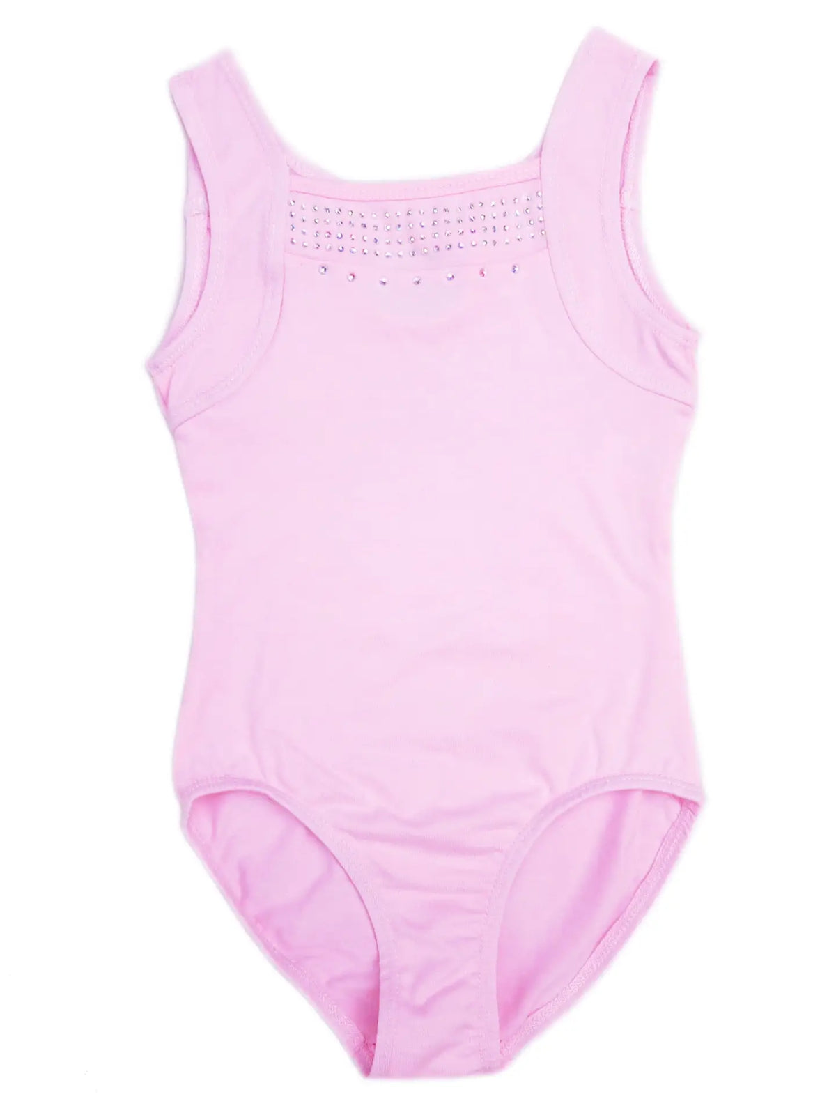 Pink Rhinestone Keyhole Leo-Youth
