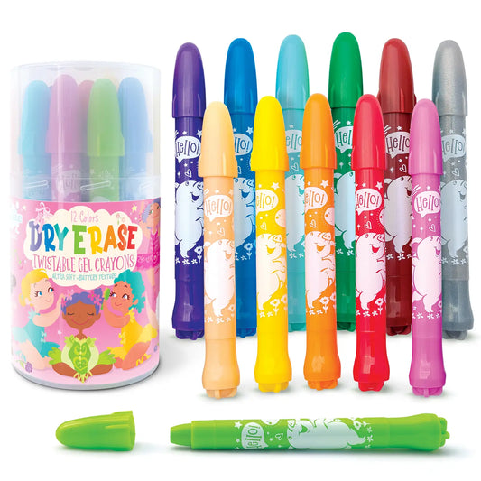 Dry Erase Twistable Gel Crayons-Ballerinas