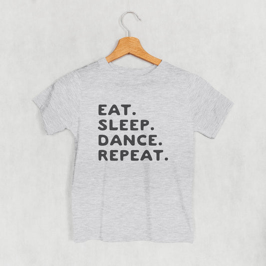 Eat/Sleep/Dance/Repeat T-Shirt-Grey Youth