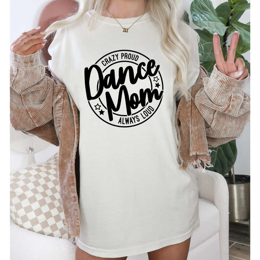 Dance Mom Tshirt-Ivory